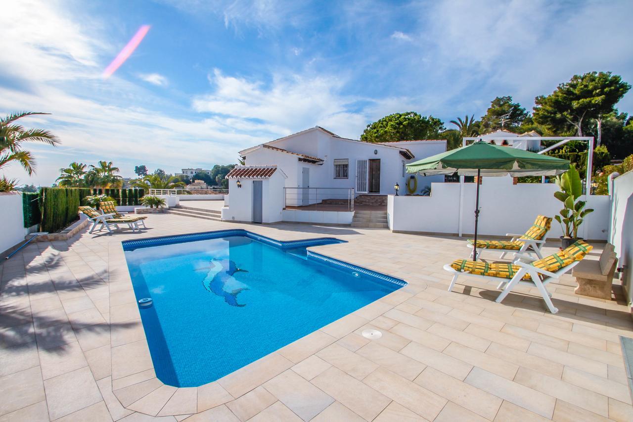 Marcelo - Charming, Finca Style Holiday Villa In Moraira Bagian luar foto